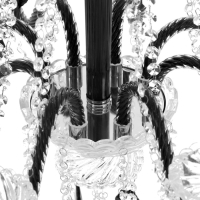 Люстра "Карина" 8хЕ14 40Вт черный 75х75х100-130см BayerLux Люстра "Карина" 8хЕ14 40Вт черный 75х75х100-130см BayerLux