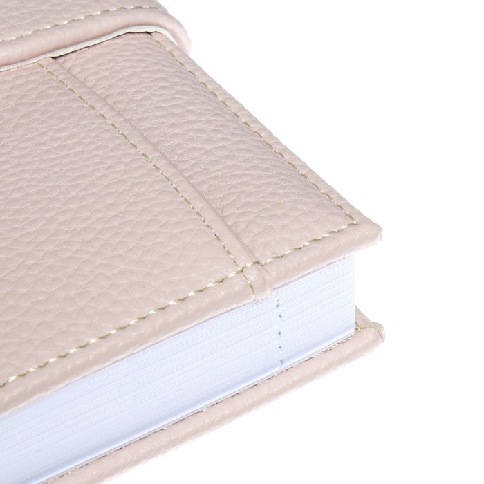 Ежедневник недатированный A5, 160 листов, deVENTE.Contea, твёрдая обложка из искусственной кожи с поролоном, розовый