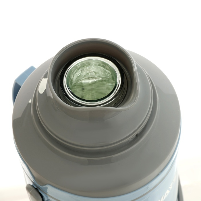 Термос Термос "Антуан" 3.2 л, со стеклянной колбой, сохраняет тепло 12 ч, голубой