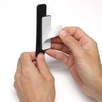 Ручка мебельная самоклеющаяся CAPPIO, L=108 мм, пластик, цвет черный Ручка мебельная самоклеющаяся CAPPIO, L=108 мм, пластик, цвет черный