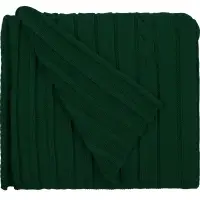 Плед Tressa, темно-зеленый