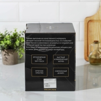 Чайник со свистком из нержавеющей стали Magistro Heat, 3 л, ТРС, индукция, ручка soft-touch, цвет чёрный Чайник со свистком из нержавеющей стали Magistro Heat, 3 л, ТРС, индукция, ручка soft-touch, цвет чёрный