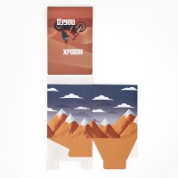 Коробка подарочная складная с 3D эффектом, упаковка, &laquo;Покоряй вершины&raquo;, 11 х 11 х 13 см