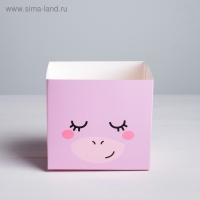 Коробка для цветов с топпером &laquo;Чудо&raquo;, 11 х 12 х 10 см