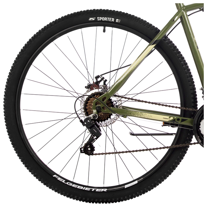 Велосипед 26 Велосипед 26" FOXX CAIMAN, цвет зелёный, р. 18"