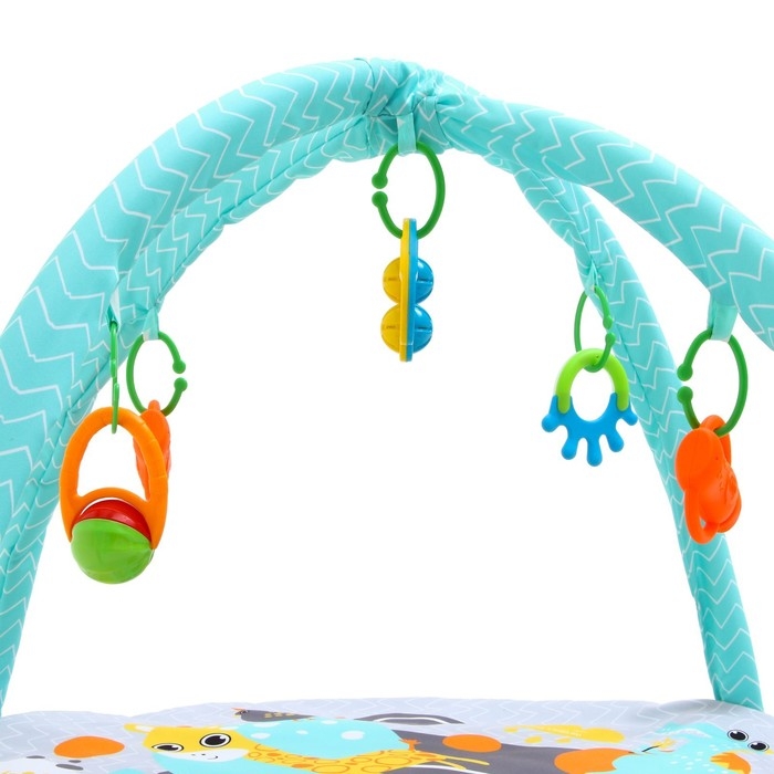 Развивающий коврик с дугами &laquo;Африка&raquo;, 85х85 см, Крошка Я