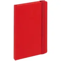 Блокнот Shall, в линейку, красный