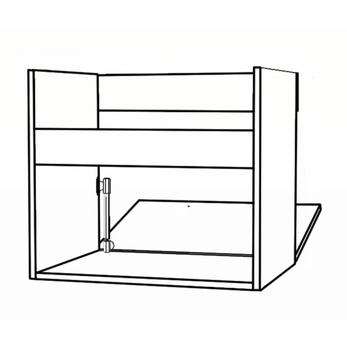 Комплект мебели для ванной: Тумба Комплект мебели для ванной: Тумба "Омега 50" + раковина "Енисей 50", 50 х 41,3 х 50 см