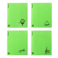 Тетрадь 48 листов в клетку ErichKrause CoverProBook Motion,с пласт. обложкой, зеленый,