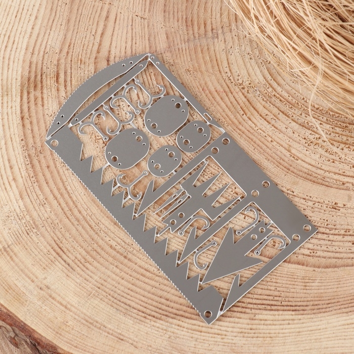 Карта для выживания, многофункциональная тип А, нерж.сталь Карта для выживания, многофункциональная тип А, нерж.сталь