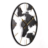 Часы настенные, серия: Лофт, "Карта мира", плавный ход, 1АА, d-60 см Часы настенные, серия: Лофт, "Карта мира", плавный ход, 1АА, d-60 см