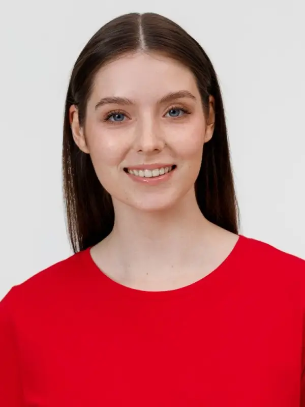 Футболка E150 женская красная, размер XS