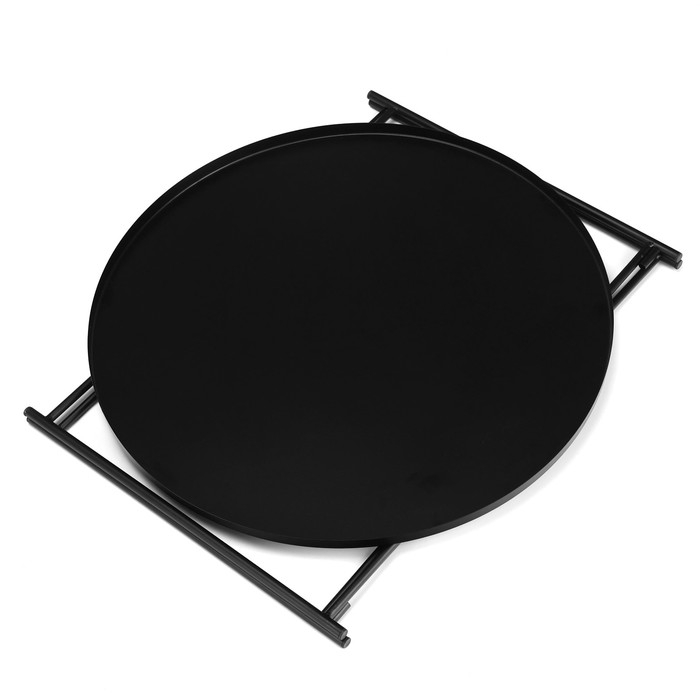 Кофейный столик "Гранд" YS-8668, черный 63х63х46 см