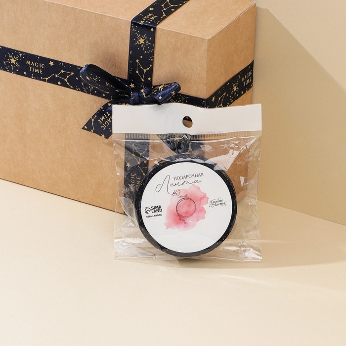 Лента атласная, подарочная упаковка, &laquo;Волшебство&raquo;, 2 см х 5 м