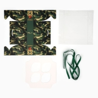 Коробка для капкейка «Настоящему герою», 16 × 16 × 7,5 см Коробка для капкейка «Настоящему герою», 16 × 16 × 7,5 см