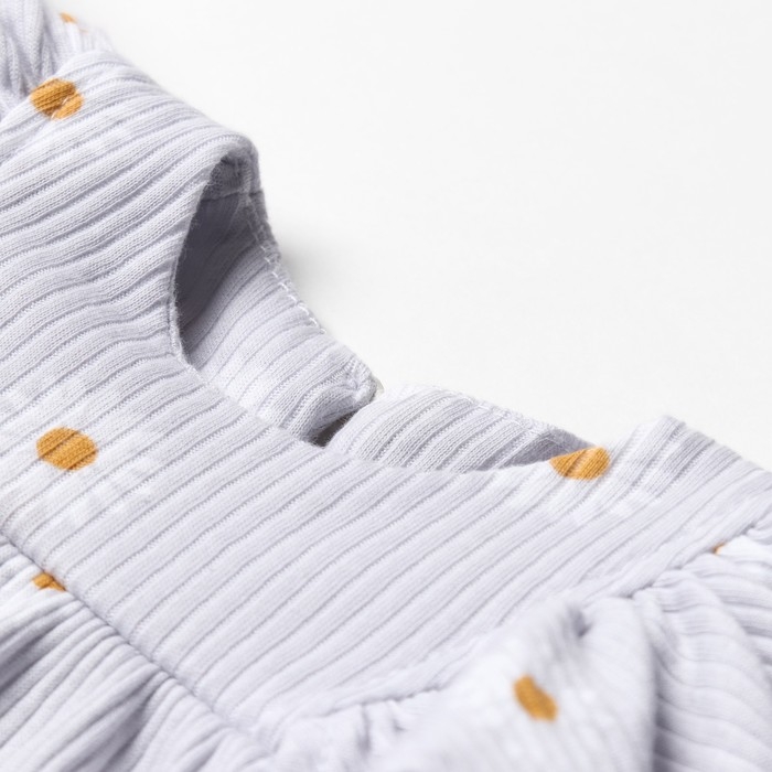 Платье с дл. рукавом Крошка Я Ромашка, рост 62-68 см, серый Платье с дл. рукавом Крошка Я Ромашка, рост 62-68 см, серый