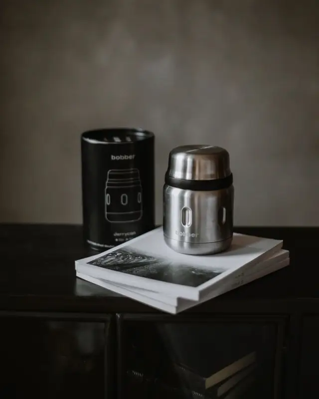 Термос для еды Jerrycan 470, вакуумный, стальной матовый Термос для еды Jerrycan 470, вакуумный, стальной матовый