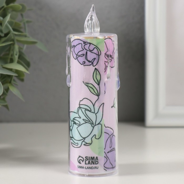 Ночник "Свеча" (Лицо)  3хLR1130 3,8х3,8х12см