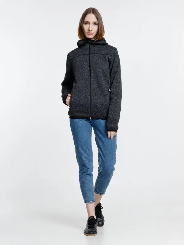 Куртка с капюшоном унисекс Gotland, черная, размер L