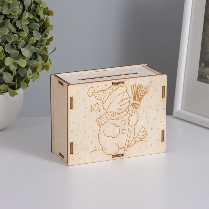 Копилка Копилка "Снеговик" 13х10х5 см