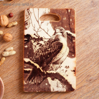 Доска из массива кедра &laquo;Сокол&raquo;, прямоугольная, 18 &times; 28 см