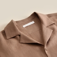 Костюм мужской домашний (рубашка с коротким рукавом и шорты) SL HOME р. M, кофейный