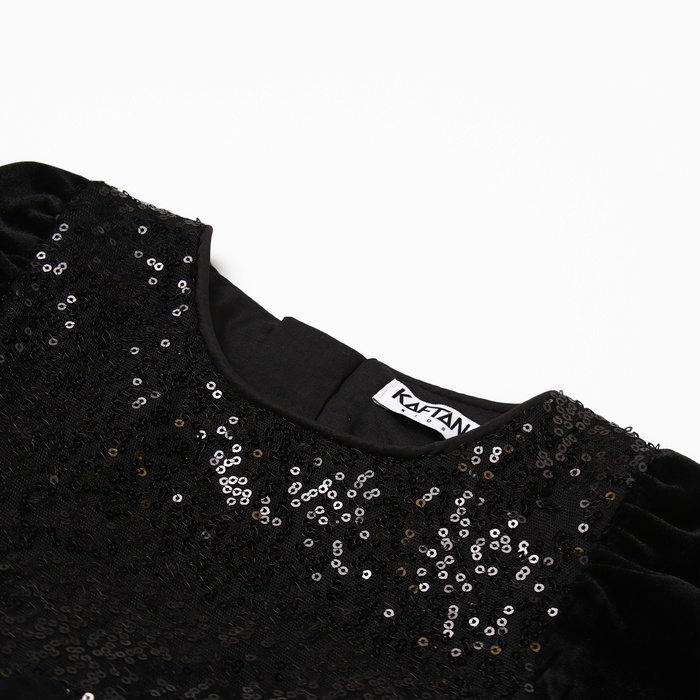 Платье детское нарядное KAFTAN рост 140, черный Платье детское нарядное KAFTAN рост 140, черный