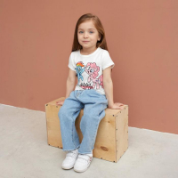 Футболка детская "Wow", Мой маленький пони, рост 98-104, белый