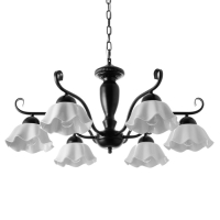Люстра "Лукреция" 6хЕ27 40Вт чёрно-белый 77х77х37-72 см BayerLux Люстра "Лукреция" 6хЕ27 40Вт чёрно-белый 77х77х37-72 см BayerLux