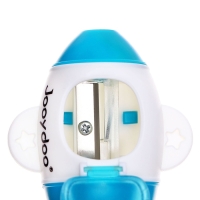 Точилка с контейнером, с ластиком, Ракета МИКС (штрихкод на штуке) Точилка с контейнером, с ластиком, Ракета МИКС (штрихкод на штуке)