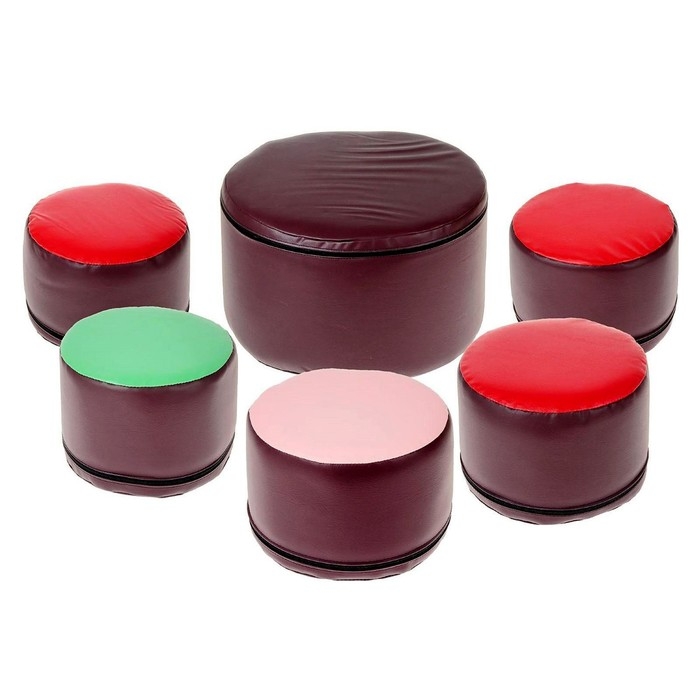 Набор &laquo;Друзья 2&raquo;, банкетки и столик, МИКС