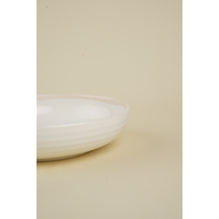 Набор тарелок фарфоровых глубоких SL Home &laquo;Гато&raquo;, 750 мл, d=18,5 см, цвет белый