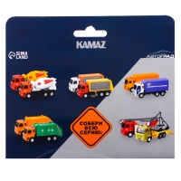 Грузовик металлический &laquo;КАМАЗ. Мусоровоз&raquo;, инерционный, 1:54, цвет оранжевый