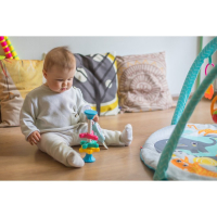 Развивающая игрушка пирамидка &laquo;Закрути меня&raquo; с шестеренками, погремушка, Крошка Я