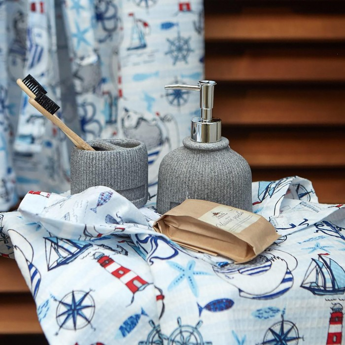 Набор для сауны Этель Набор для сауны Этель "Капитан" килт 75*144 см + шапка, вафля 200г/м2, 100% хл