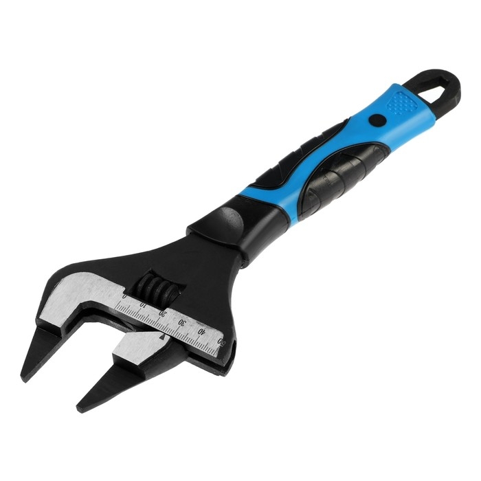 Ключ разводной с очень тонкими губками ТУНДРА, 2К рукоятка, толщина 3.5 мм, до 50 мм, 250 мм 98638 Ключ разводной с очень тонкими губками ТУНДРА, 2К рукоятка, толщина 3.5 мм, до 50 мм, 250 мм 98638