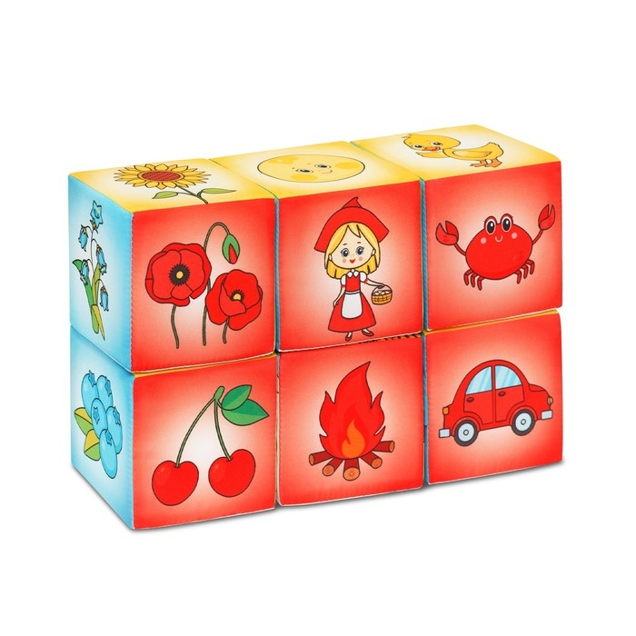 Набор мягких кубиков «Азбука цвета» Набор мягких кубиков «Азбука цвета»