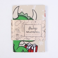 Новый год. Набор полотенец Доляна "Новогоднее настроение" 28х46 см - 2 шт, 100% хл, вафля 160 г/м2