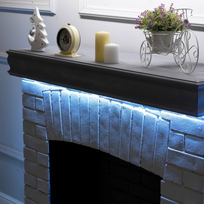 Комплект светодиодной ленты Luazon Lighting 1 м, IP65, SMD5050, 30 LED/м, USB, пульт ДУ, RGB Комплект светодиодной ленты Luazon Lighting 1 м, IP65, SMD5050, 30 LED/м, USB, пульт ДУ, RGB