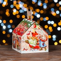 Подарочная коробка "Лесной домик большой", 16 х 14 х 15,5 см набор 5 шт Подарочная коробка "Лесной домик большой", 16 х 14 х 15,5 см набор 5 шт