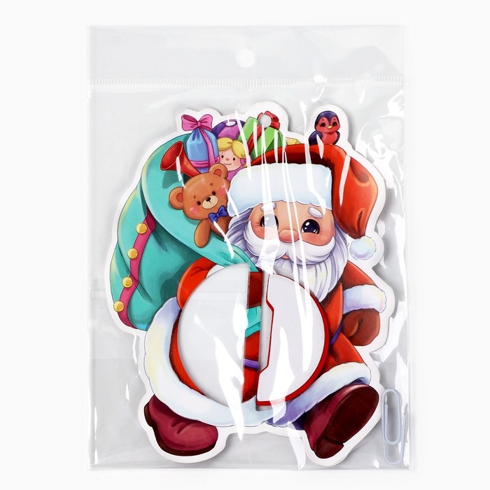 Ёлочная игрушка новогодняя «Дед мороз», на Новый год, 10,9 х 13,8 см Ёлочная игрушка новогодняя «Дед мороз», на Новый год, 10,9 х 13,8 см