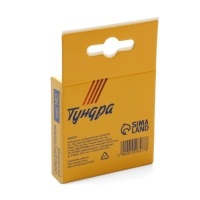 Скобы для мебельного степлера ТУНДРА, закалённые, тип 140, 6 мм, 1000 шт