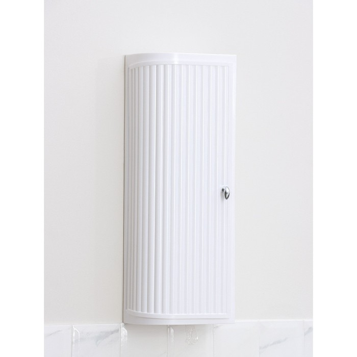 Шкафчик угловой Hilton Left, цвет снежно-белый