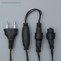 Гирлянда «Сеть» 2 × 3 м, IP44, УМС, тёмная нить, 384 LED, свечение тёплое белое, 220 В Гирлянда «Сеть» 2 × 3 м, IP44, УМС, тёмная нить, 384 LED, свечение тёплое белое, 220 В