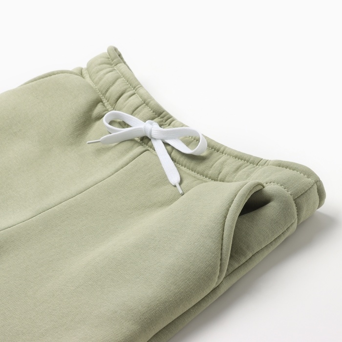 Брюки детские MINAKU: Exclusive print, цвет оливковый, Oversize рост 146 см