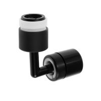 Аэратор ZEIN Z3591, поворотный, на шарнире, угловой, черный Аэратор ZEIN Z3591, поворотный, на шарнире, угловой, черный