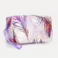 Косметичка на молнии, цвет сиреневый Косметичка на молнии, цвет сиреневый