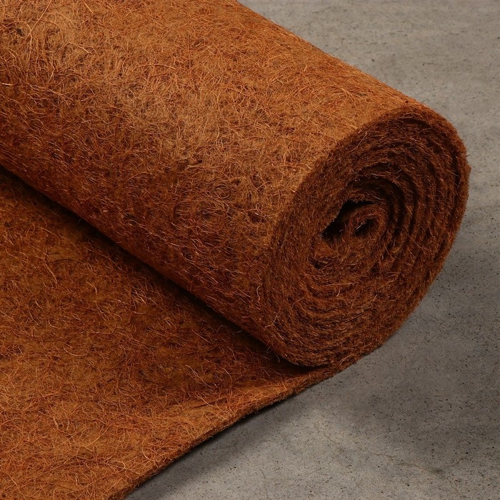 Кокосовое полотно для мульчирования, 3 × 0,5 м, «Мульчаграм» Кокосовое полотно для мульчирования, 3 × 0,5 м, «Мульчаграм»