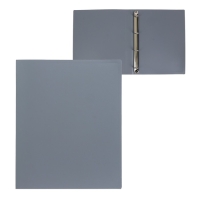 Папка на 4 кольцах А4, Calligrata, 25 мм, 500 мкм, серая Папка на 4 кольцах А4, Calligrata, 25 мм, 500 мкм, серая