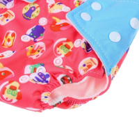 Многоразовый подгузник «Веселые зверята», 3-15 кг, цвет красный, Крошка Я Многоразовый подгузник «Веселые зверята», 3-15 кг, цвет красный, Крошка Я